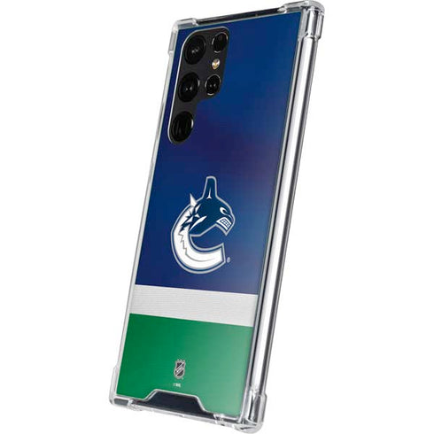 NHL Vancouver Canucks Jersey Galaxy S23 Ultra Clear Case