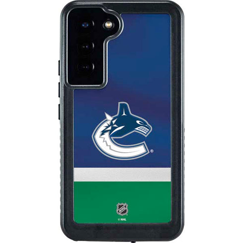 NHL Vancouver Canucks Jersey Galaxy S24 Plus Waterproof Case