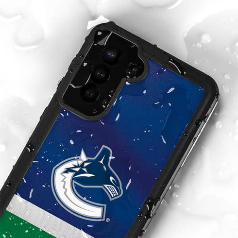 NHL Vancouver Canucks Jersey Galaxy S24 Plus Waterproof Case