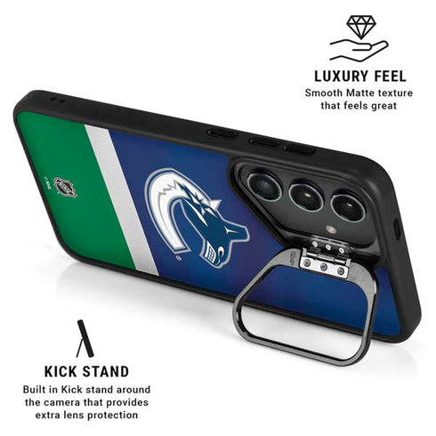 NHL Vancouver Canucks Jersey Galaxy S25 Ultra Kickstand Case