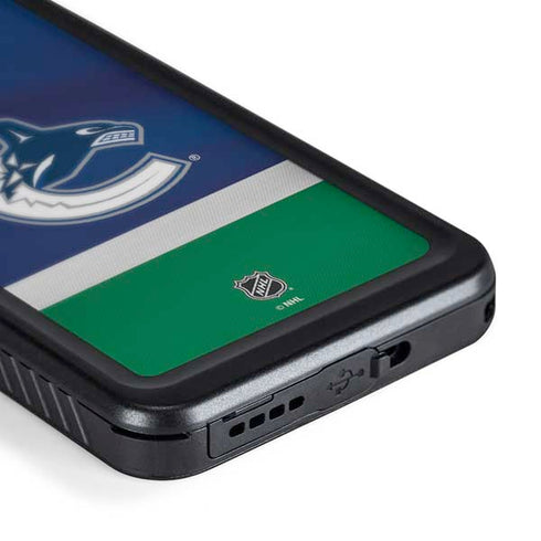 NHL Vancouver Canucks Jersey Galaxy S24 Waterproof Case