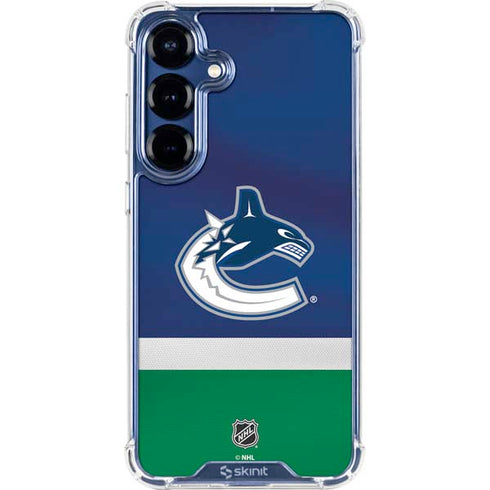 NHL Vancouver Canucks Jersey Galaxy S25 Plus Clear Case