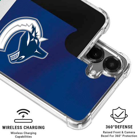NHL Vancouver Canucks Jersey Galaxy S26 Clear Case