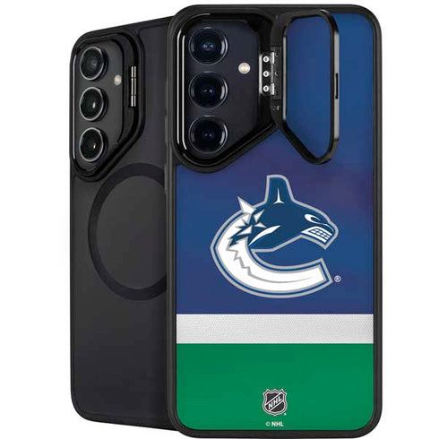 NHL Vancouver Canucks Jersey Galaxy S26 Kickstand Case