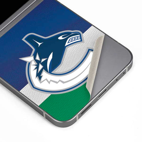 NHL Vancouver Canucks Jersey Galaxy Z Flip6 Skin
