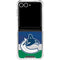 NHL Vancouver Canucks Jersey Galaxy Z Flip7 Clear Case