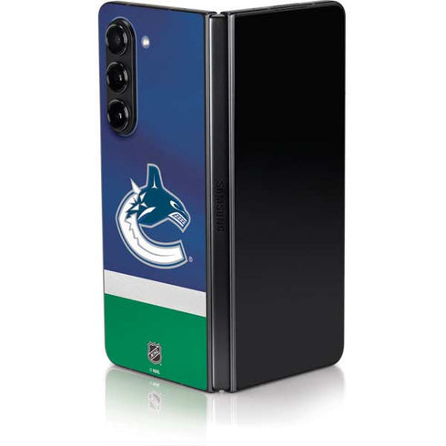 NHL Vancouver Canucks Jersey Galaxy Z Fold5 5G Skin