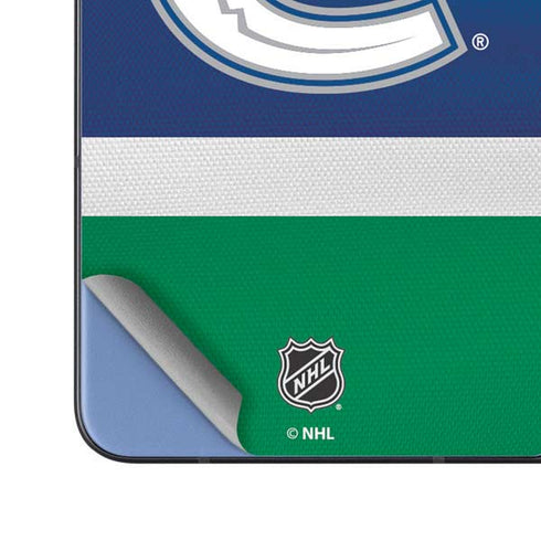 NHL Vancouver Canucks Jersey Galaxy Z Fold5 5G Skin
