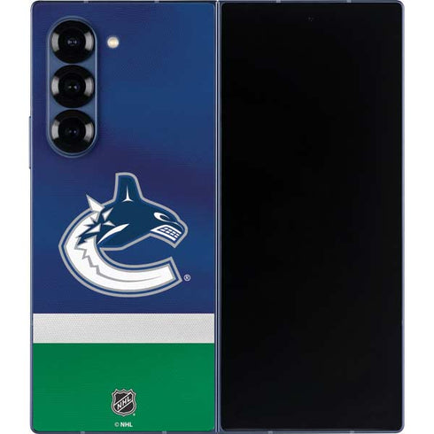 NHL Vancouver Canucks Jersey Galaxy Z Fold6 Skin