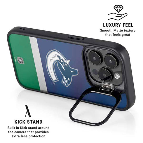NHL Vancouver Canucks Jersey iPhone 13 Pro Max Kickstand Case