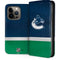 NHL Vancouver Canucks Jersey iPhone 14 Pro Folio Case