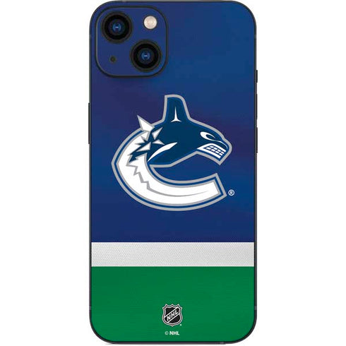 NHL Vancouver Canucks Jersey iPhone Skins