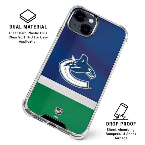 NHL Vancouver Canucks Jersey iPhone 15 Clear Case