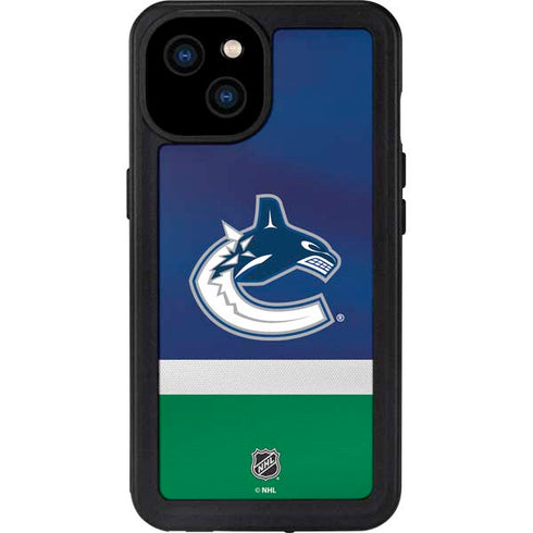 NHL Vancouver Canucks Jersey iPhone 15 Plus Waterproof Case