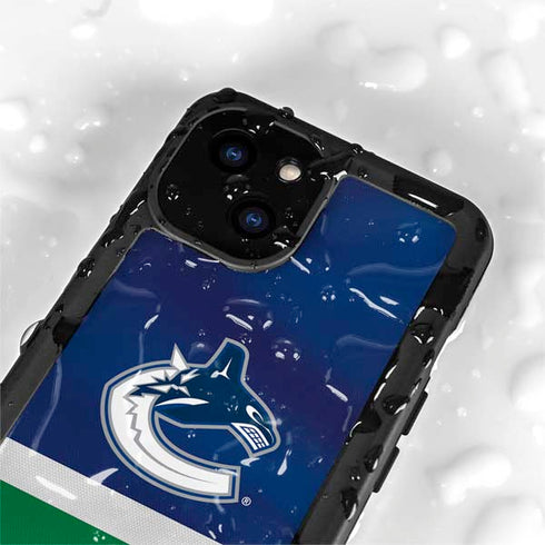 NHL Vancouver Canucks Jersey iPhone 15 Plus Waterproof Case