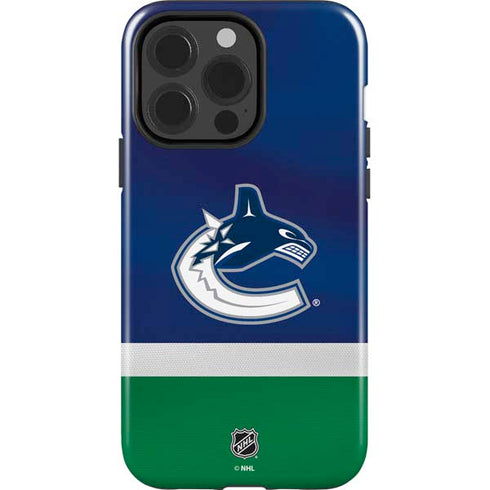 NHL Vancouver Canucks Jersey iPhone 15 Pro Impact Case
