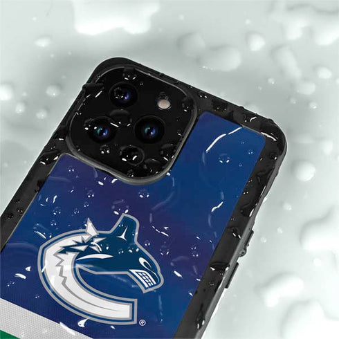 NHL Vancouver Canucks Jersey iPhone 15 Pro Waterproof Case