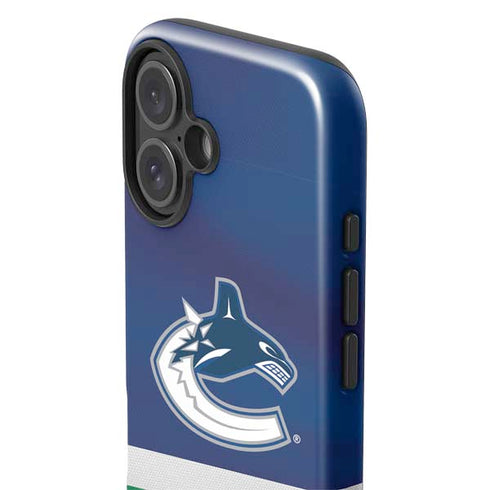 NHL Vancouver Canucks Jersey iPhone 16 Plus Impact Case