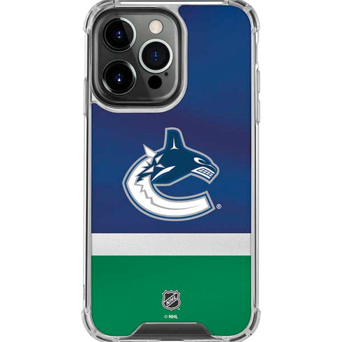 NHL Vancouver Canucks Jersey iPhone 16 Pro Max Clear Case