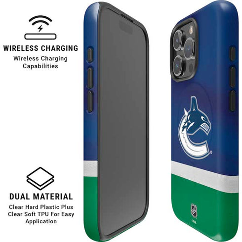 NHL Vancouver Canucks Jersey iPhone 16 Pro Max Magsafe Impact Case
