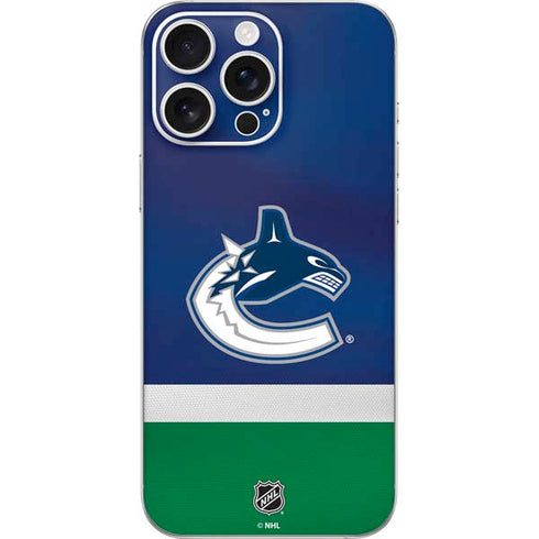 NHL Vancouver Canucks Jersey iPhone 16 Pro Max Skin