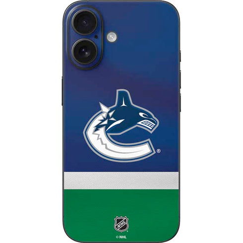 NHL Vancouver Canucks Jersey iPhone 16 Skin