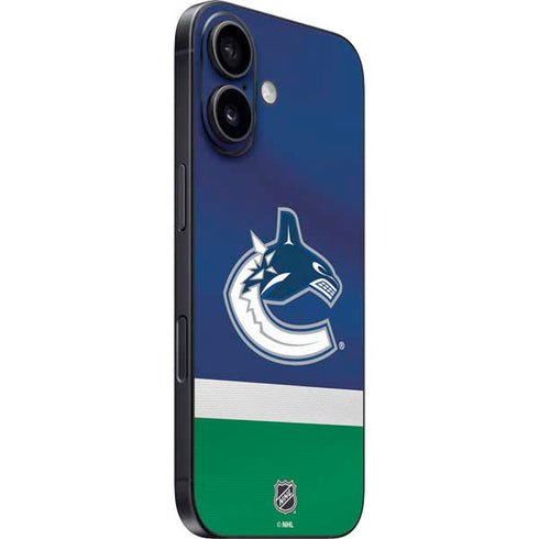 NHL Vancouver Canucks Jersey iPhone 16 Skin
