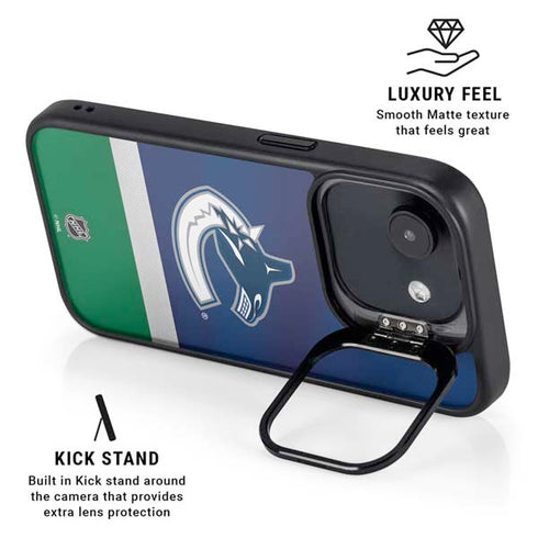 NHL Vancouver Canucks Jersey iPhone 16e Kickstand Case
