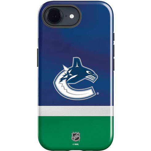 NHL Vancouver Canucks Jersey iPhone 16e Impact Case