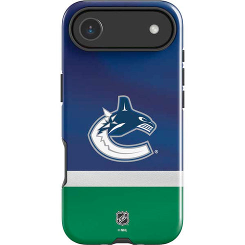 NHL Vancouver Canucks Jersey iPhone 17 Air Impact Case