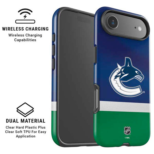 NHL Vancouver Canucks Jersey iPhone 17 Air Magsafe Impact Case