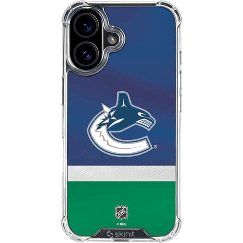 NHL Vancouver Canucks Jersey iPhone 17 Clear Case