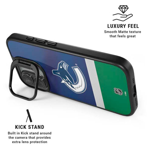 NHL Vancouver Canucks Jersey iPhone 17 Kickstand Case