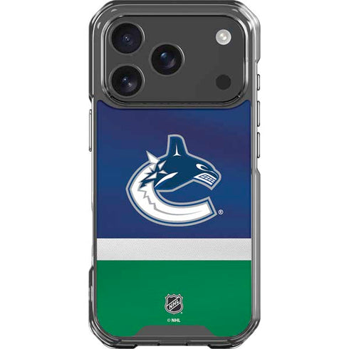 NHL Vancouver Canucks Jersey iPhone 17 Pro Clear Case