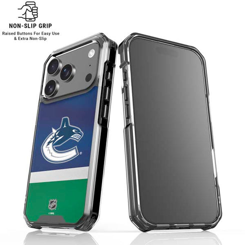 NHL Vancouver Canucks Jersey iPhone 17 Pro Max Clear Case