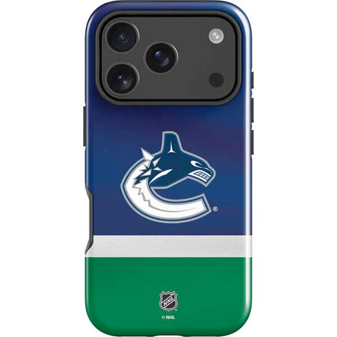 NHL Vancouver Canucks Jersey iPhone 17 Pro Max Impact Case