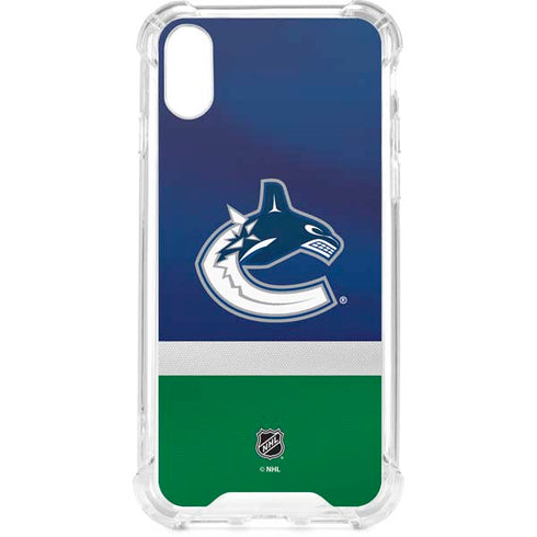 NHL Vancouver Canucks Jersey iPhone XS Clear Case