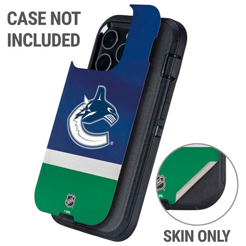 NHL Vancouver Canucks Jersey Otterbox Defender iPhone Skin