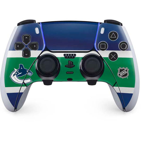 NHL Vancouver Canucks Jersey PS5 DualSense Edge Pro Controller Skin
