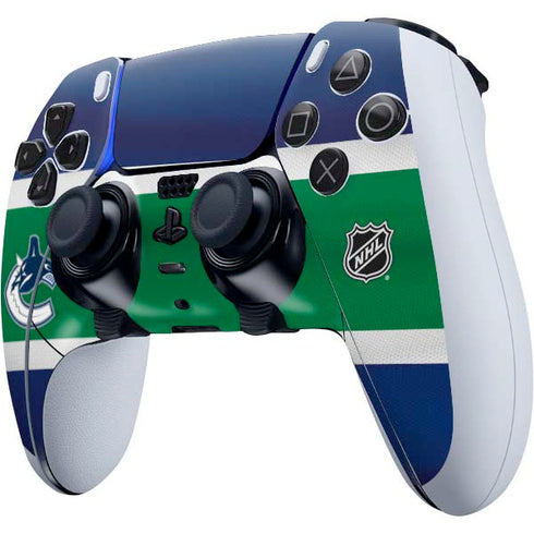 NHL Vancouver Canucks Jersey PS5 DualSense Edge Pro Controller Skin