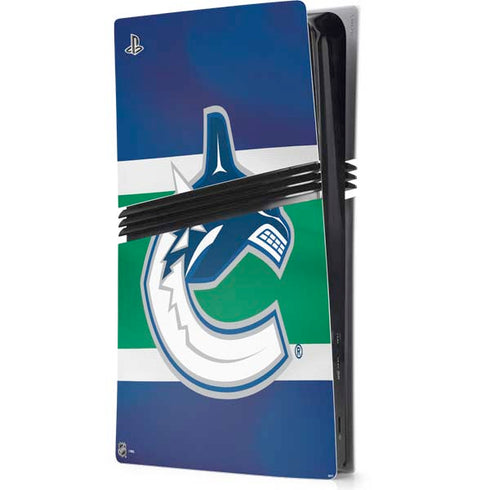 NHL Vancouver Canucks Jersey PS5 Pro Console Skin