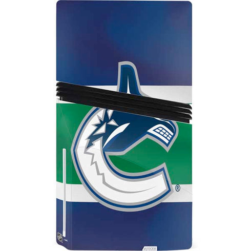 NHL Vancouver Canucks Jersey PS5 Pro Disk Console Skin