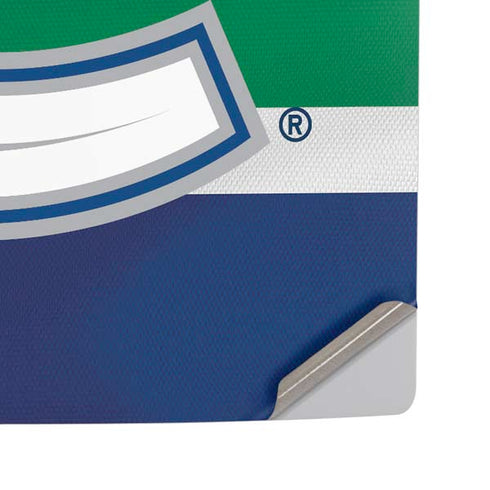 NHL Vancouver Canucks Jersey PS5 Pro Disk Console Skin