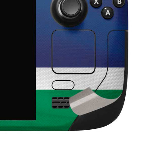 NHL Vancouver Canucks Jersey Steam Deck Handheld Gaming Computer OLED Skin