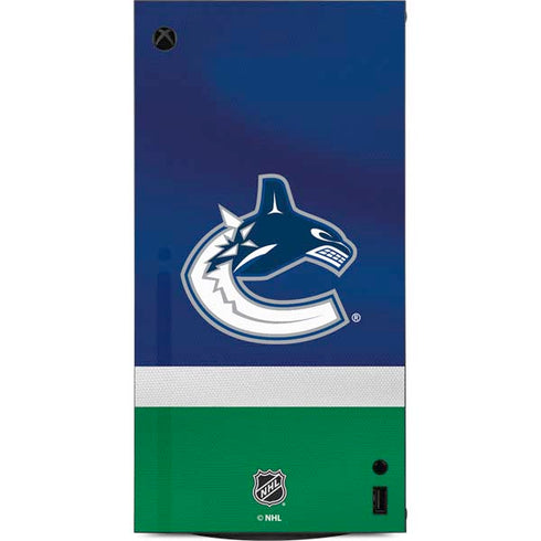 NHL Vancouver Canucks Jersey XBox Series X Digital Edition Console Skin