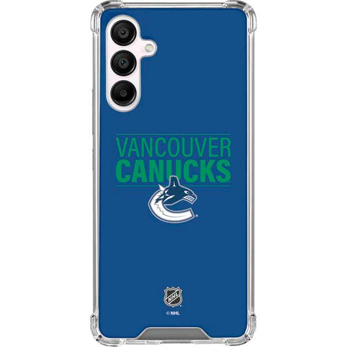 NHL Vancouver Canucks Lineup Galaxy A16 5G Clear Case