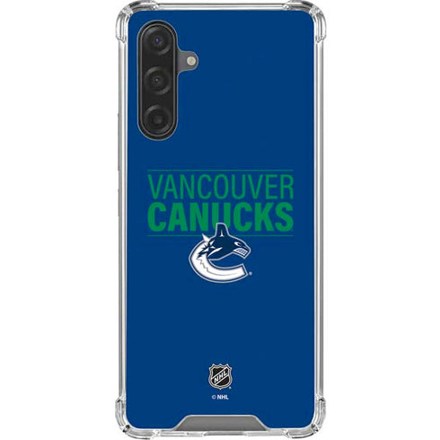 NHL Vancouver Canucks Lineup Galaxy A17 Clear Case