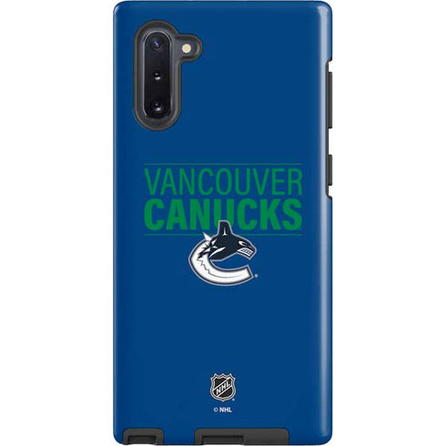 NHL Vancouver Canucks Lineup Galaxy Cases