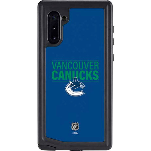 NHL Vancouver Canucks Lineup Galaxy Cases