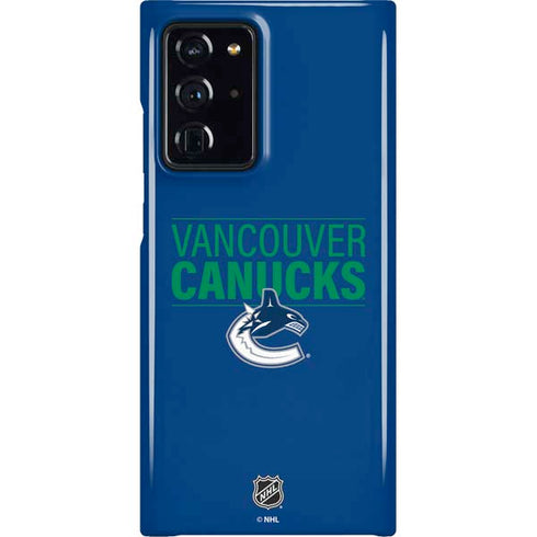 NHL Vancouver Canucks Lineup Galaxy Cases